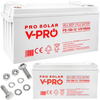 Akumulator VPRO DEEP CYCLE SOLAR 12V 160Ah Bezobsługowy VOLT POLSKA