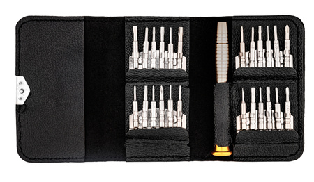 Zestaw precyzyjnych śrubokrętów GSM TEL TORX 25w1 Falon-Tech