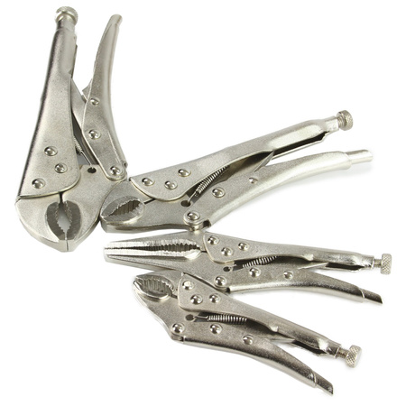 Szczypce zaciskowe Morse'a 125-250 mm (5-10") Zestaw 4 szt MAR-POL