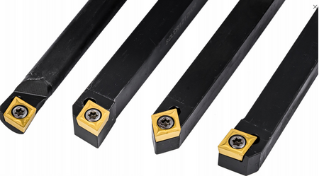 Zestaw noży tokarskich składanych nóż tokarski płytki 12 x 12 mm 18 szt. FALON-TECH