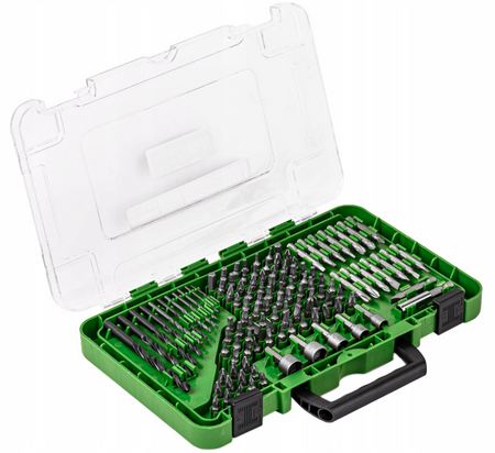 Zestaw akcesoriów do drewna i metalu stal CRV 120 elem. walizka ROCKFORCE