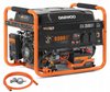 Agregat prądotwórczy gaz benzyna generator prądu 230V GDA3500DFE AVR DAEWOO  