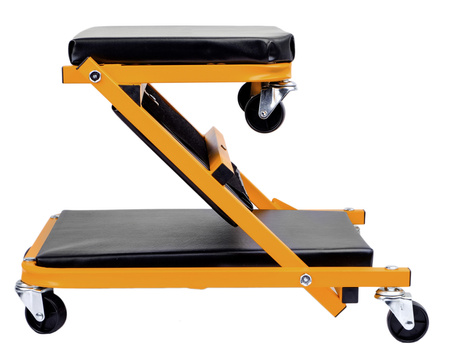 Leżanka warsztatowa składana taboret leżak 2w1 siedzisko stołek 150kg FORSTIME