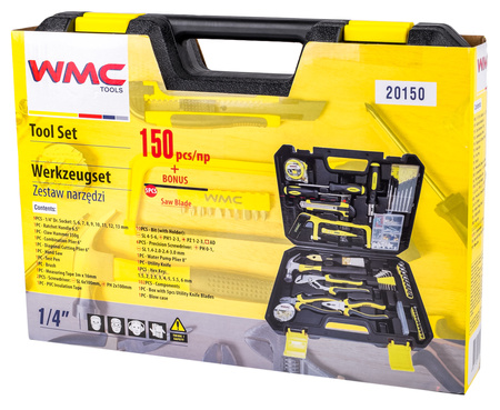 Zestaw narzędziowy 150 elementów WMC