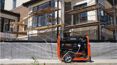 Agregat prądotwórczy generator prądu 230V GDA3500E rozruch start AVR DAWEOO