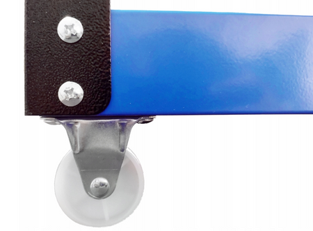 Szafka wózek zestaw warsztatowy narzędziowy skrętne koła 3 półki SILVER