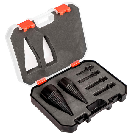 Świder do rozłupywania łupania drewna wiertło stożkowe stożek klin 32 42 mm SILVER