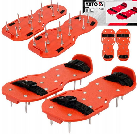 Areator ogrodowy sandałowy buty z kolcami aerator YATO