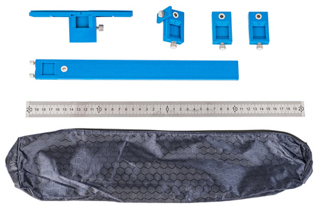 Szablon stolarski centrujący przyrząd znacznik wzór do otworów 25cm FALON-TECH