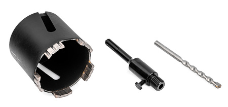 Otwornica diamentowa 82mm 5-segmentowa + adapter SDS-PLUS FALON-TECH