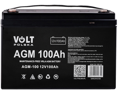 Gotowy zestaw fotowoltaiczny 140w 100Ah (panel solarny, przetwornica 1000s, akumulator, przewody) + płyn VOLT POLSKA