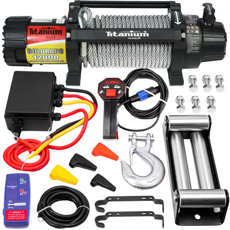 Wyciągarka colorado fast gear 12000 lbs TITANIUM WINCH