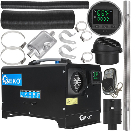 Nagrzewnica spalinowa dmuchawa olejowa zamknieta komora webasto pilot 12 kW  GEKO