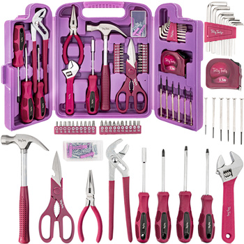 Zestaw narzędziowy klucze nasadowe bity młotek 135 elementów TellyTools TRADE HOUSE