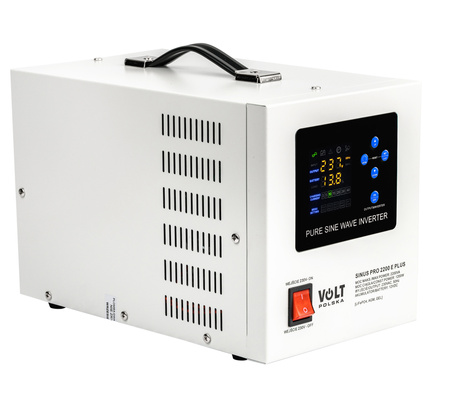 Przetwornica UPS Awaryjne Zasilanie Pieca CO SINUSPRO-2200E PLUS (12V/230V/2200W) VOLT POLSKA