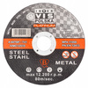 Zestaw tarcze do cięcia metalu stali aluminium inox 125x1,0 50szt INTER-VIS