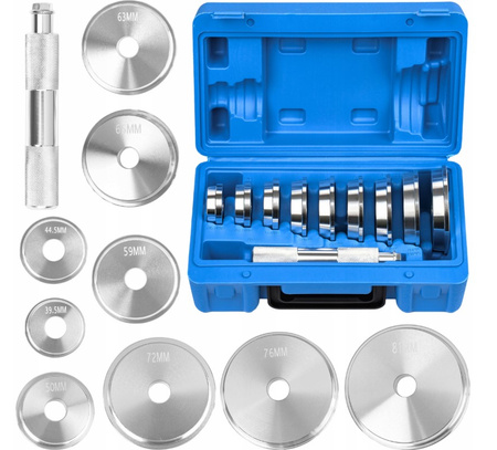 Zestaw do montażu łożysk i uszczelniaczy walizka adaptery 39,5 - 81 mm 10 elem. FALON-TECH