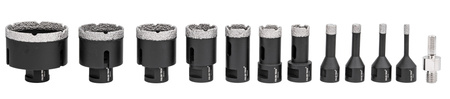 Zestaw otwornic diamentowych 6 - 68 mm - zestaw 11 el FALON-TECH