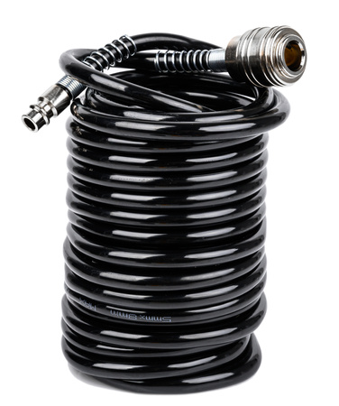 Pistolet do pompowania kół opon zestaw 6 el. z manometrem kompresora JCB