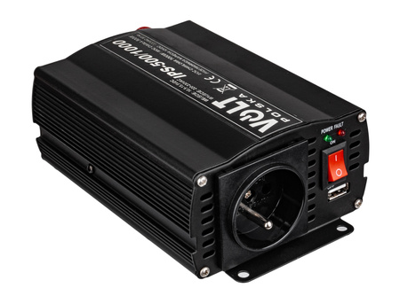 Przetwornica napięcia prądu IPS-1000 (12V/230V/1000W) VOLT POLSKA