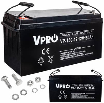 Akumulator AGM VRLA V-PRO 12V 150Ah Bezobsługowy VOLT POLSKA