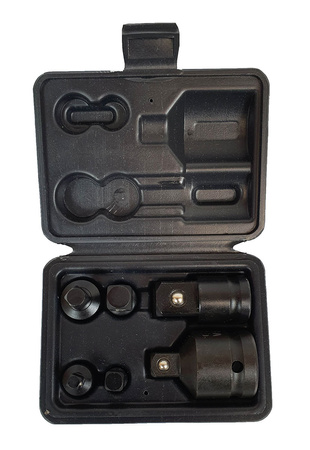 Redukcje udarowe adapter na klucz 6 szt. SILVER
