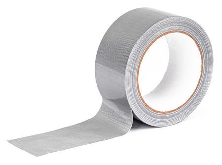 Taśma klejąca naprawcza srebrna zbrojona DUCT TAPE 48mm x 25m bardzo mocna FALON-TECH