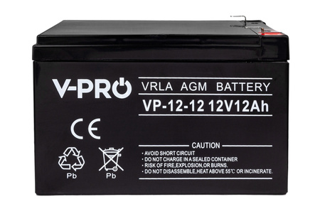 Akumulator AGM 12V 12Ah VPRO Bezobsługowy VOLT POLSKA