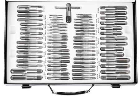 Zestaw narzynki gwintowniki kalibrowniki 110 szt M2-M18 walizka SCHEPPACH