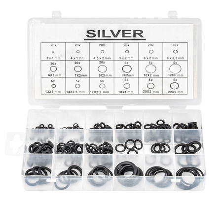 Oringi gumki uszczelki gumowe olejoodporne 225 sztuk GEKO