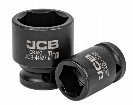 Zestaw nasadki udarowe nasadowe do klucz pneumatyczne 1/2" 10-32mm 15el JCB