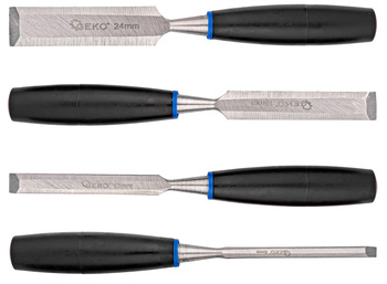 Zestaw dłut do drewna 4 sztuki 6-24mm GEKO