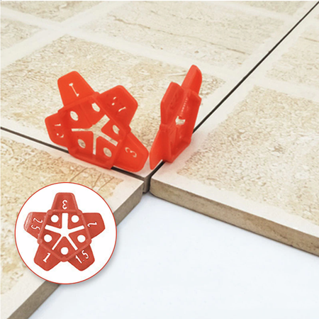 Uniwersalne krzyżyki gwiazdki dystansowe 50 szt. SILVER