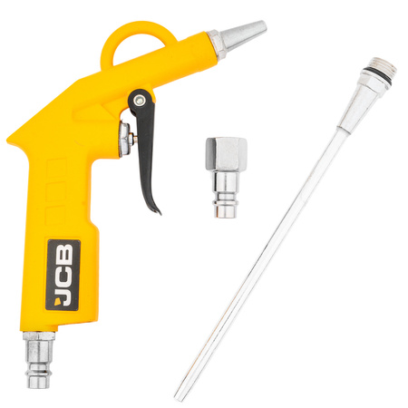 Pistolet do kompresora przedmuchiwania pneumatyczny do węża 2 dysze JCB