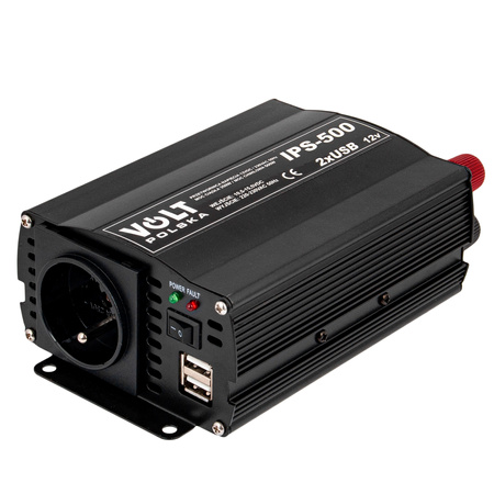 Przetwornica napięcia prądu IPS 350 / 500 W 2xUSB 12 V VOLT POLSKA