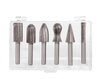 Frezy trzpieniowe HSS do metalu pilniki 6 szt. FALON-TECH