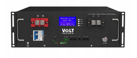 Magazyn energii LifePo4 rack 51,2V 100Ah 100A 5120Wh 5.1KWh VOLT POLSKA