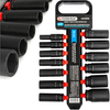 Nasadki udarowe długie klucze nasadowe CRV mocne zestaw 1/2" 10-32 mm 13el FORSAGE