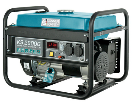 Agregat generator prądotwórczy benzynowo - gazowy KS 2900G 2,9 kW 1-fazowy Könner & Söhnen KS