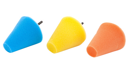 Gąbka polerska stożek do polerowania felg (komplet 3 sztuki) FALON-TECH