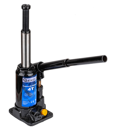 Podnośnik hydrauliczny słupkowy butelkowy żaba mocny lewarek 4T 4000 kg GEKO