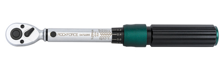 Klucz dynamometryczny 1-25 Nm z blokadą 1/4 " etui certyfikat kalibracji ROCKFORCE