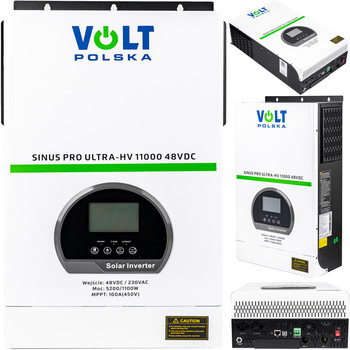 Inwerter solarny ups 48V sinus pro ultra-hv 11000VA 100A mppt VOLT POLSKA